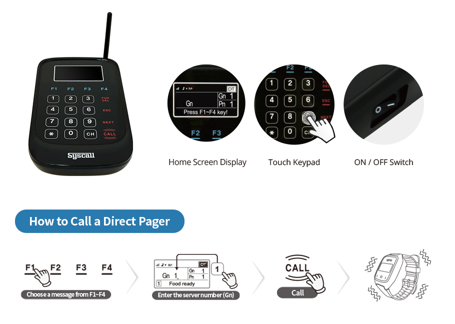 Wireless guest paging systems